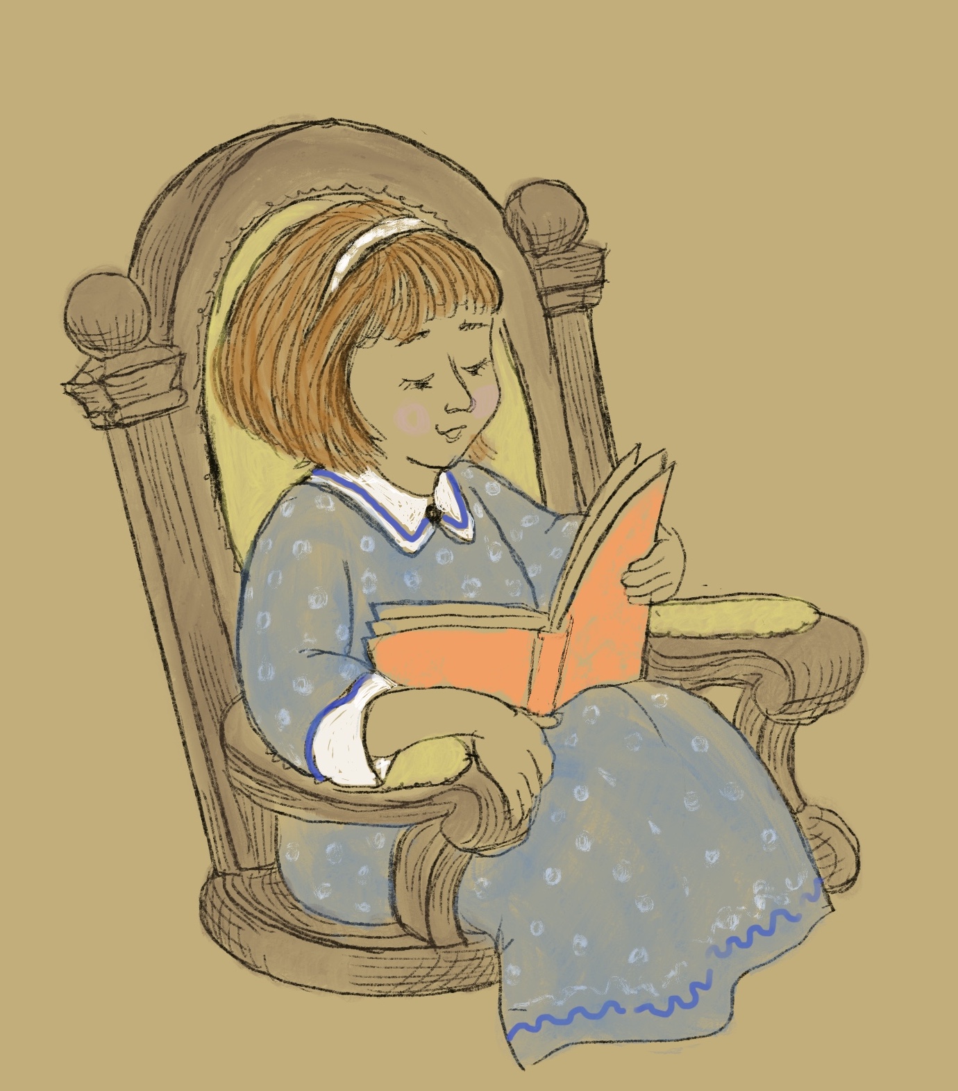 Girl, reading